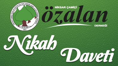 ECRİN ÇAKIR YAVUZ İLE YUSUF GEZER NİKAH DAVETİ