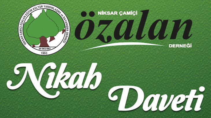 HÜSEYİN KAYA'NIN OĞLU ERTUĞRUL'UN NİKAH MERASİMİ