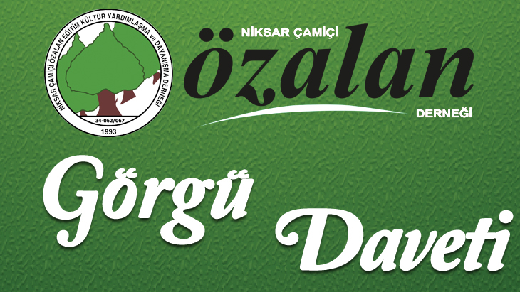 SULTANBEYLİ GÖRGÜ DAVETİ