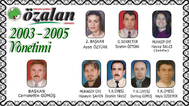 2003 - 2005 Yönetimi